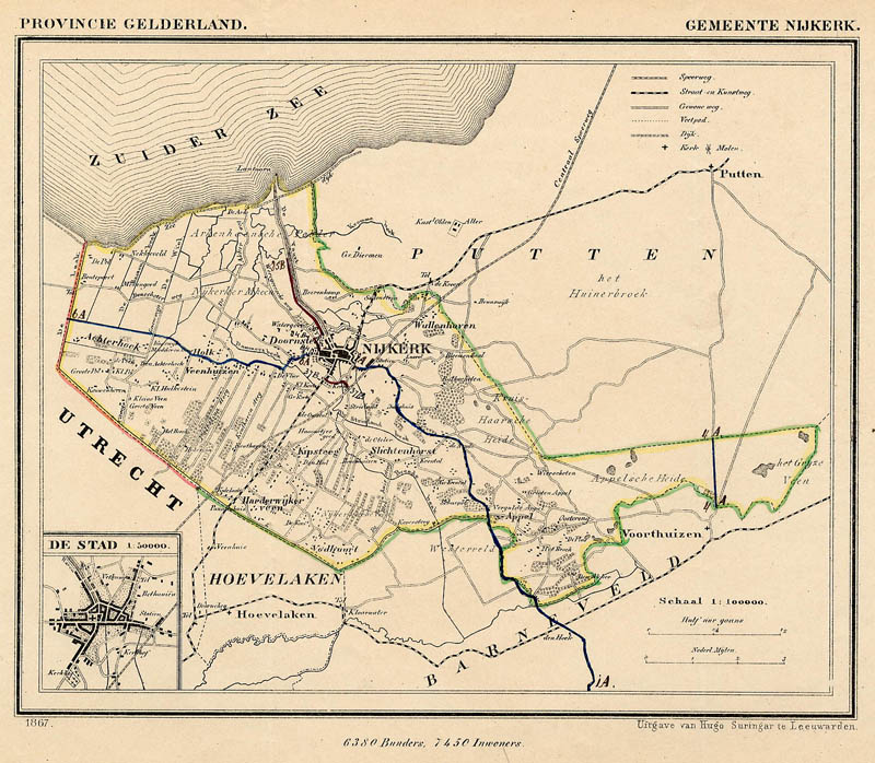 image of map communityplan Nijkerk by Kuyper (Kuijper) Nijkerk by Kuyper (Kuijper)