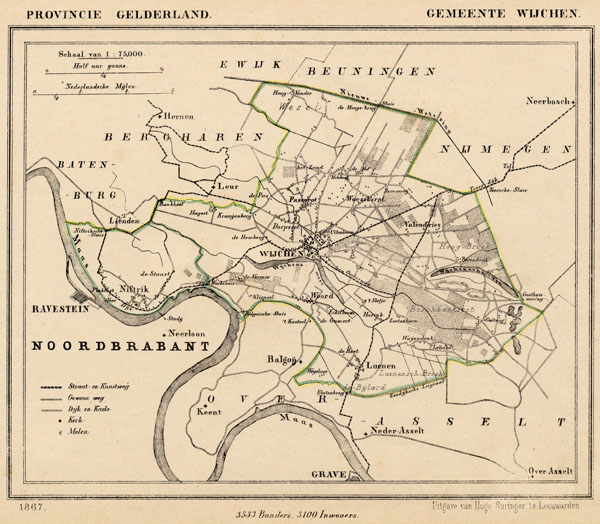 image of map communityplan Wijchen by Kuyper (Kuijper) map communityplan Wijchen by Kuyper (Kuijper)