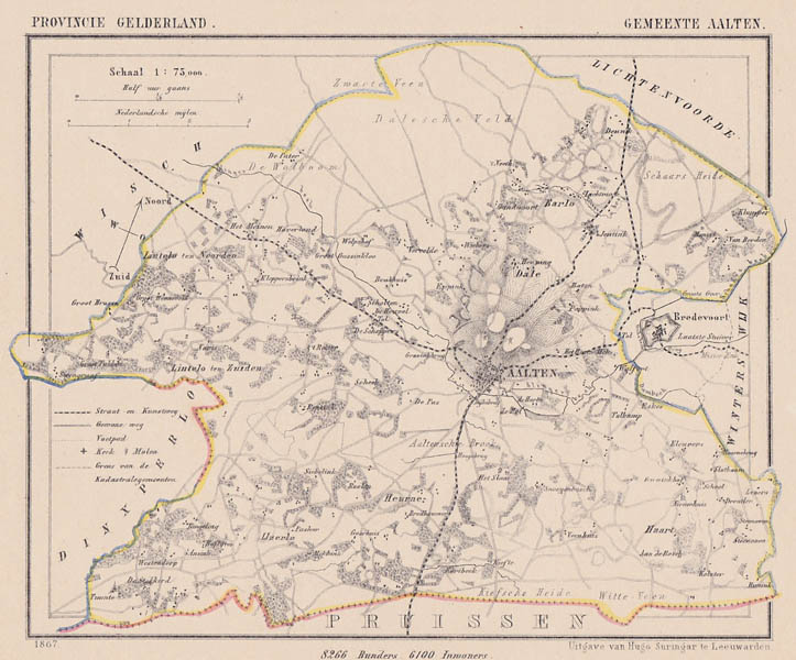 image of map communityplan Aalten by Kuyper (Kuijper) Aalten by Kuyper (Kuijper)