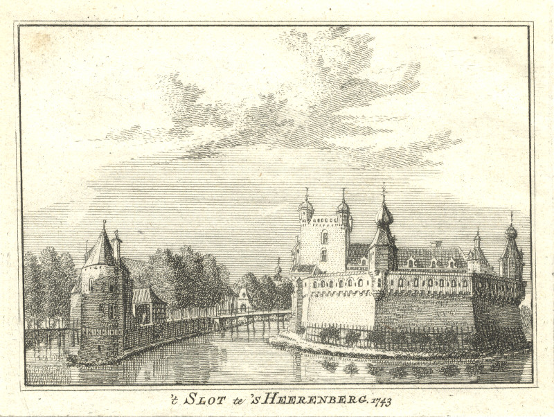 ´t Slot te ´s Heerenberg 1743 by H. Spilman, J. de Beijer