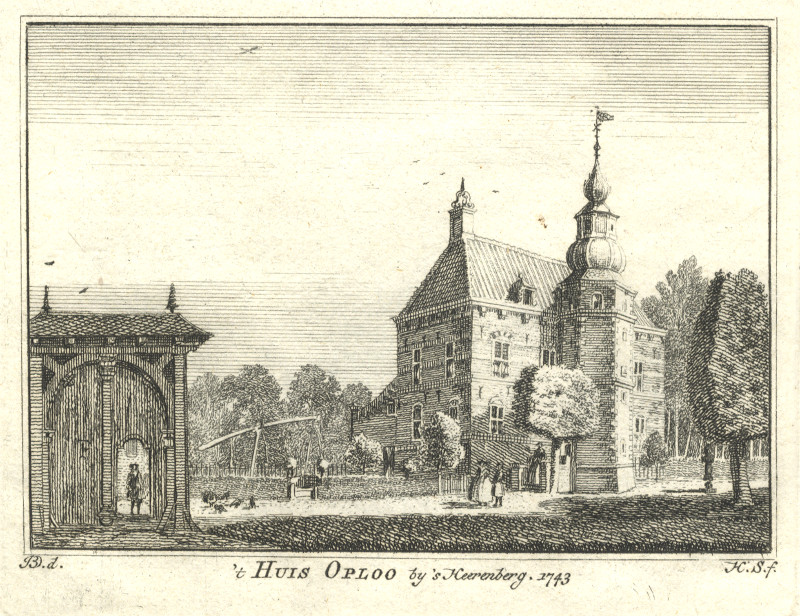 ´t Huis Oploo by ´s Heerenberg 1743 by H. Spilman, J. de Beijer