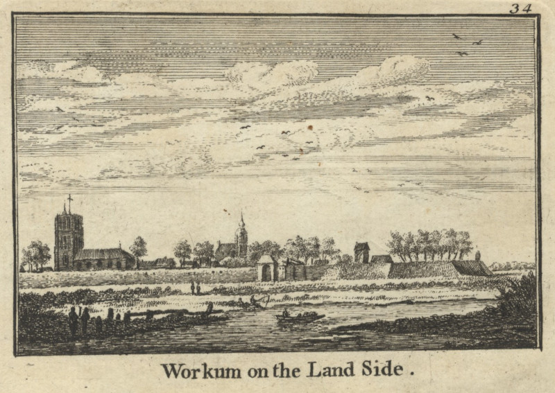 Workum on the Land Side by A. Rademaker