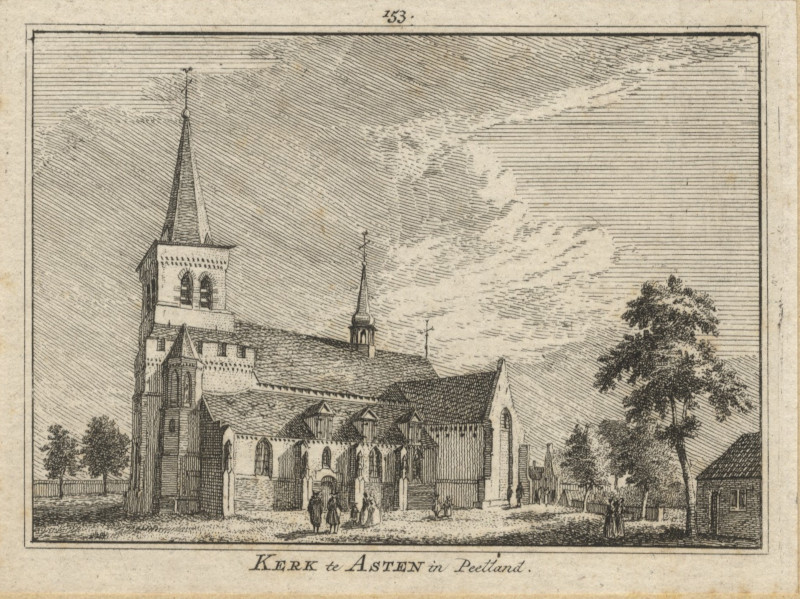 Kerk te Asten in Peelland by H. Spilman naar J. de Beijer