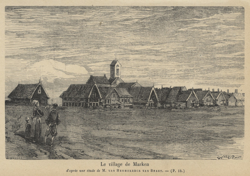 Le village de Marken by naar M. van Heemskerck van Beest