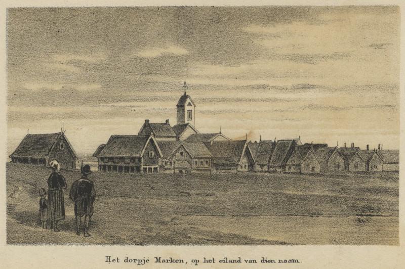 Het dorpje Marken, op het eiland van dien naam. by naar M. van Heemskerck van Beest