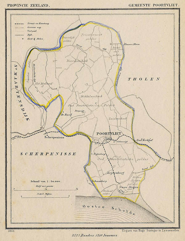map communityplan Gemeente Poortvliet by J Kuyper