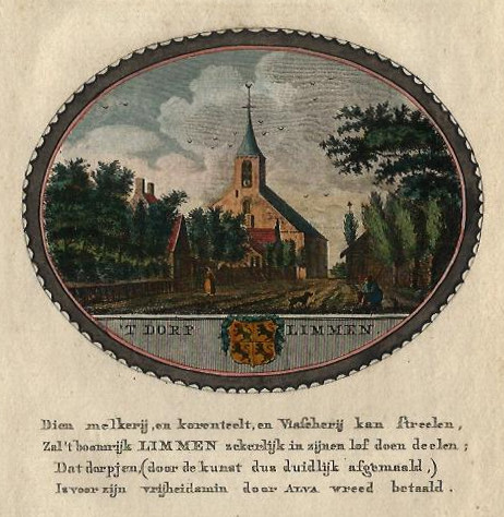 view ´t Dorp Limmen by A.C. Brouwer