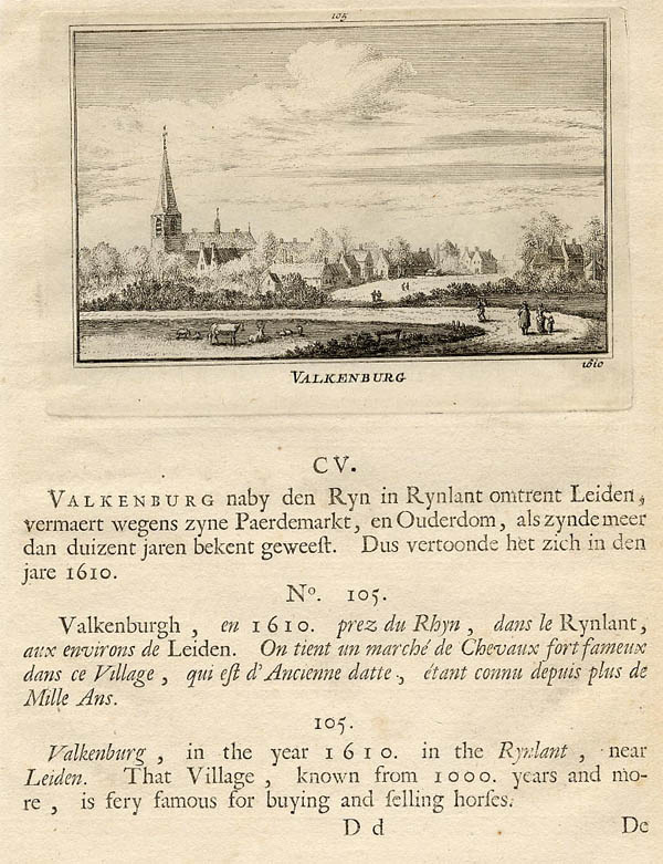 view Valkenburg 1610 by Abraham Rademaker