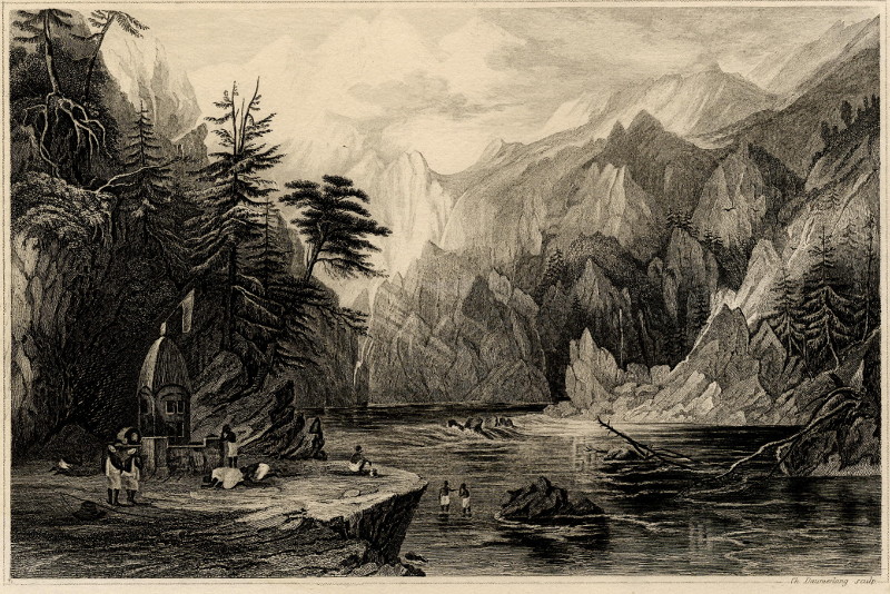 Die Ganges-Quelle by Ch. Daumerlang