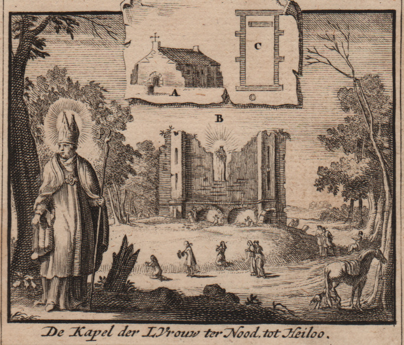 De Kapel der L. Vrouw ter Nood, tot Heiloo. by J. Goeree