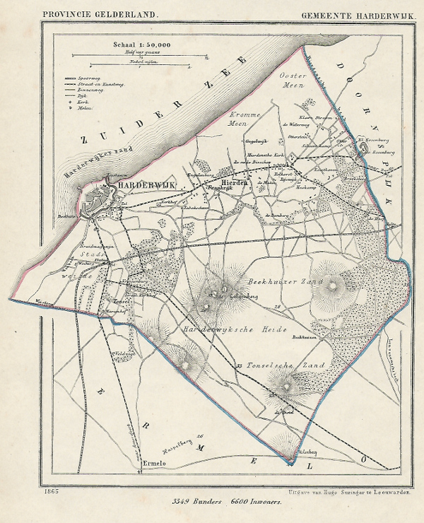 map communityplan Harderwijk by Kuyper (Kuijper)