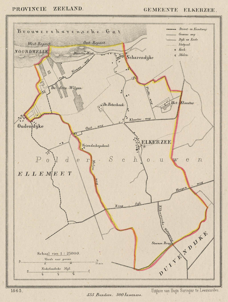 gemeente Elkerzee by J Kuyper