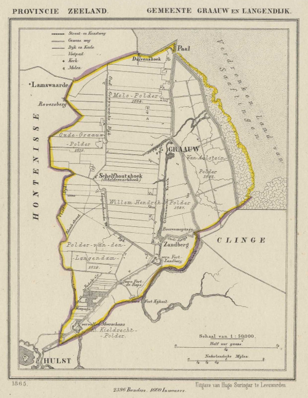 map communityplan Gemeente Graauw en Langendijk by J kuyper