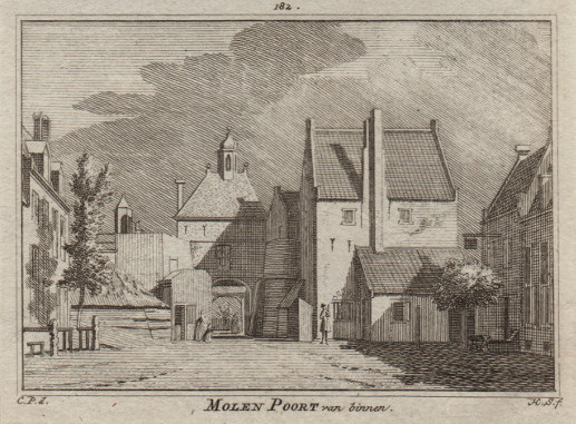 view Molen Poort van binnen by H. Spilman, C. Pronk