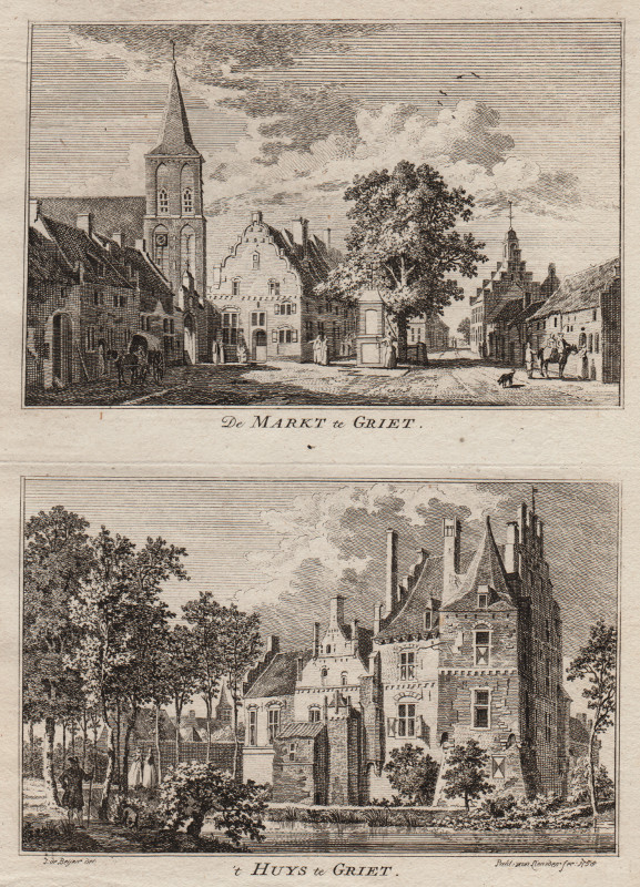 view De Markt te Griet; ´t Huys te Griet by Paul van Liender, Jan de Beijer