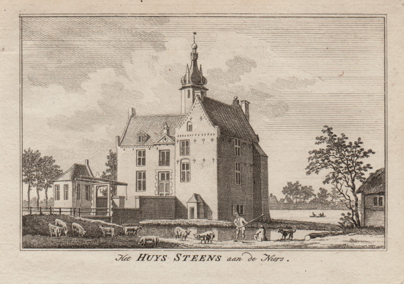 Het Huys Steens aan de Niers by Paul van Liender, Jan de Beijer