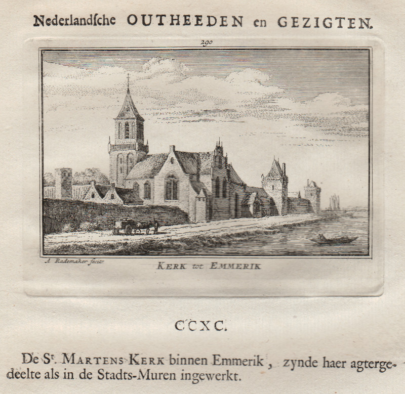 Kerk tot Emmerik by A. Rademaker