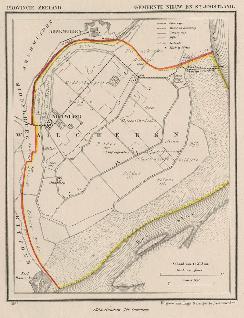 Gemeente Nieuw-en St. Joostland by J Kuyper