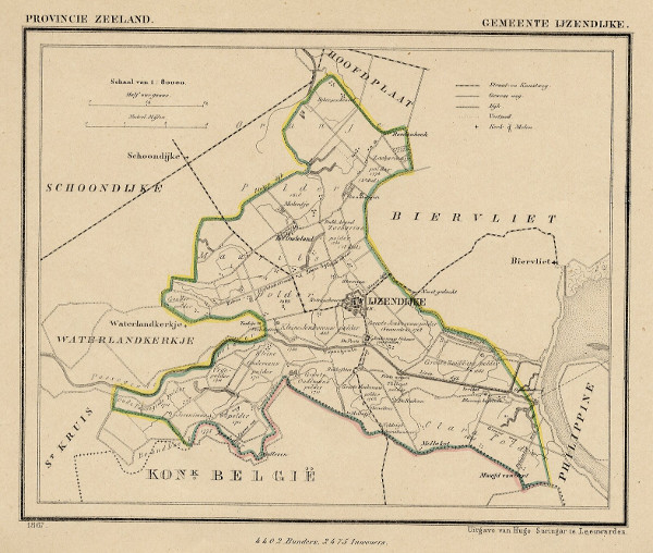 map communityplan Gemeente IJzendijke by J Kuyper