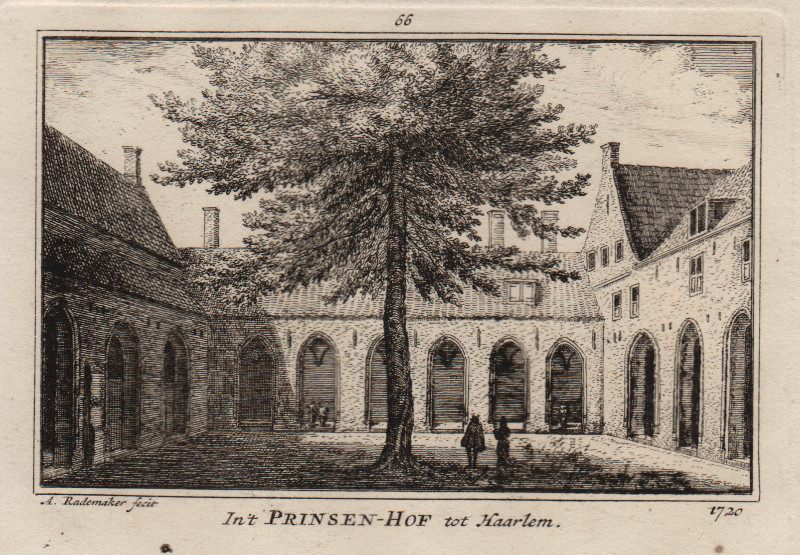 In ´t Prinsen-hof tot Haarlem 1720 by A. Rademaker