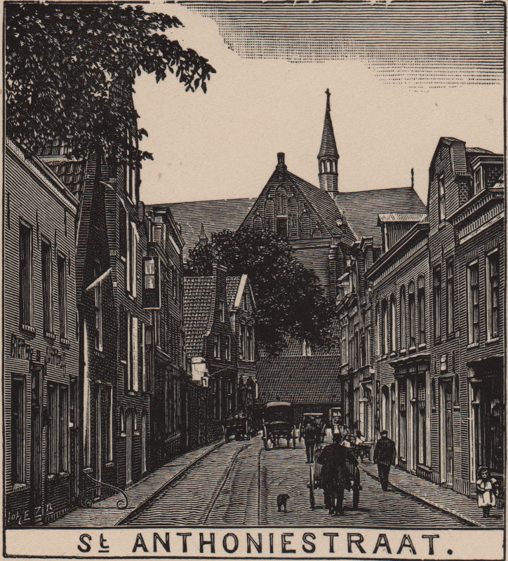 St. Anthoniestraat by J. Enschede