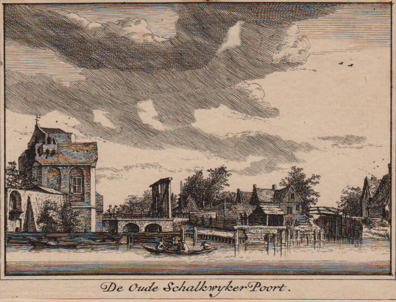 De Oude Schalkwyker Poort by H. Spilman