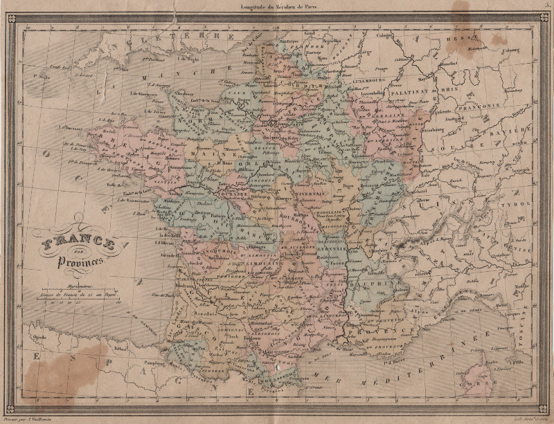 France par Provinces by A. Vuillemin, Lale