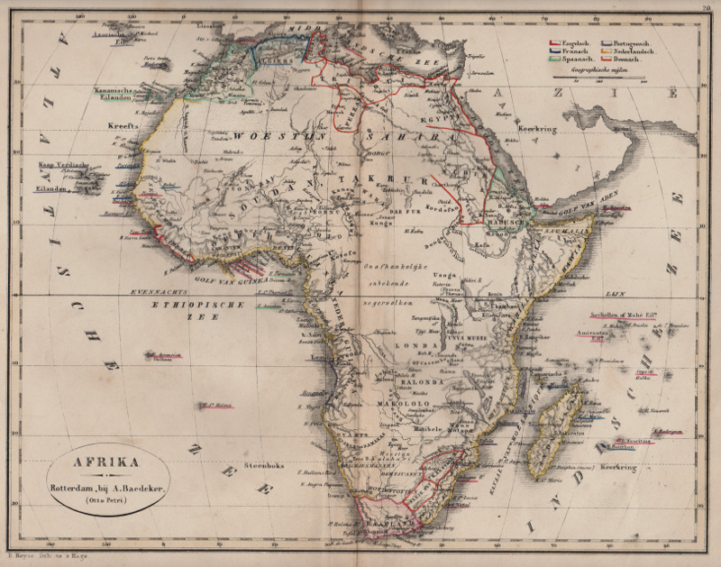Afrika by D. Heyse, A. Baedeker