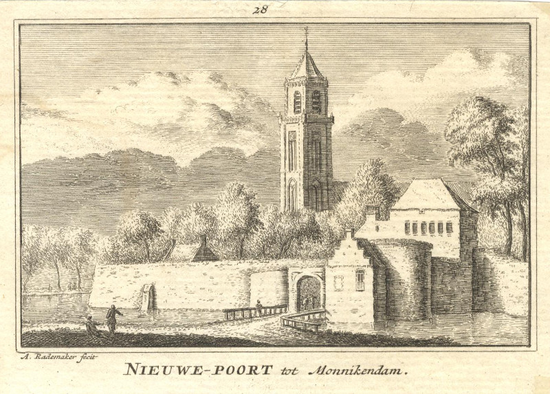 Nieuwe-Poort tot Monnikendam by A. Rademaker