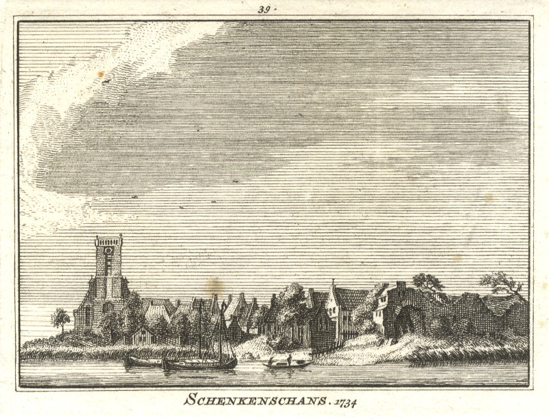 Schenkenschans 1734 by H. Spilman, J. de Beijer