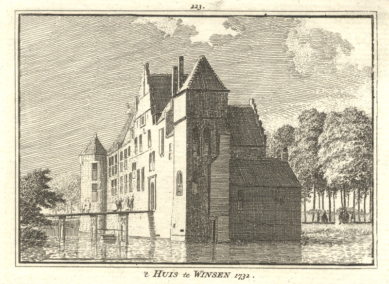 ´t Huis te Winsen 1732 by H. Spilman, C. Pronk
