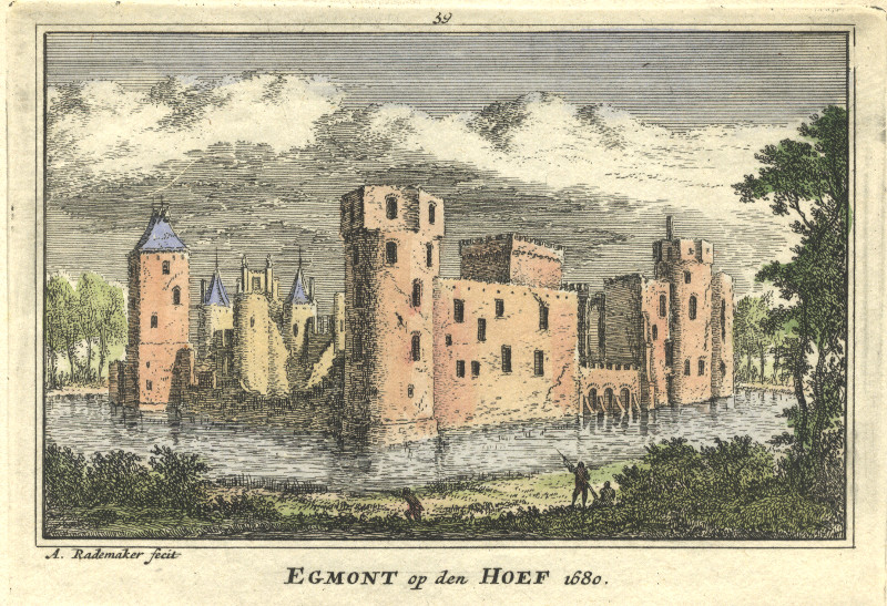 Egmont op den hoef 1680 by A. Rademaker