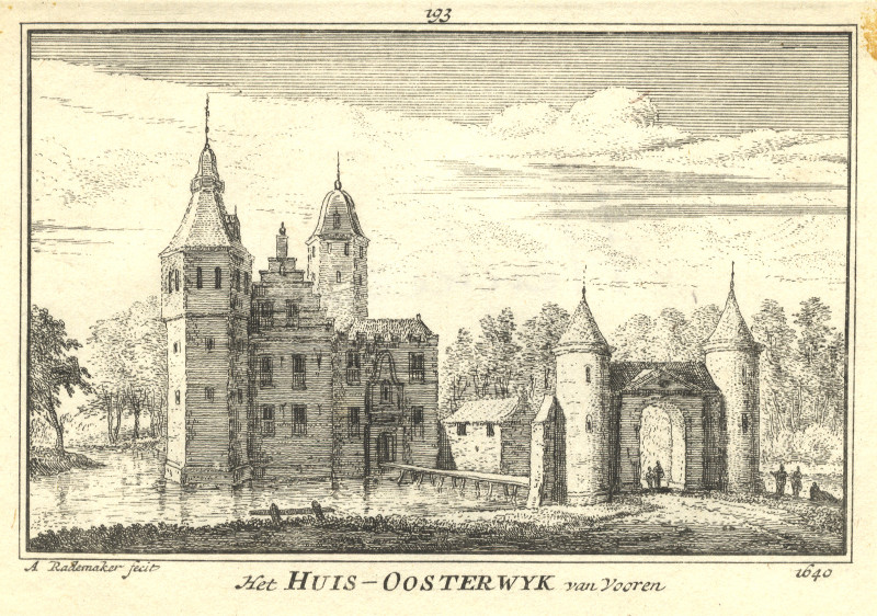Het Huis - Oosterwyk van Vooren 1640 by A. Rademaker