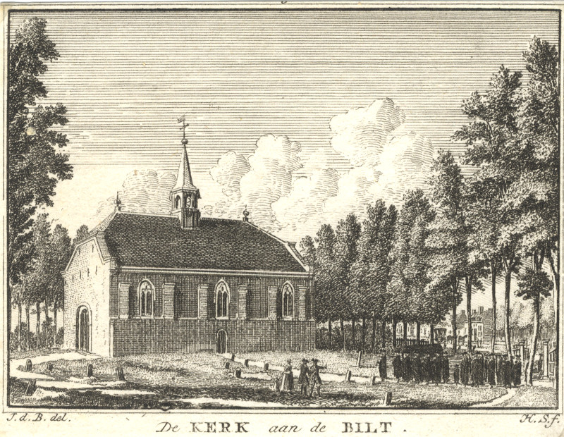 De kerk aan de Bilt by H. Spilman, J. de Beijer