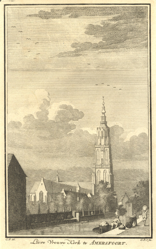 view Lieve Vrouwe Kerk te Amersfoort by C. Pronk