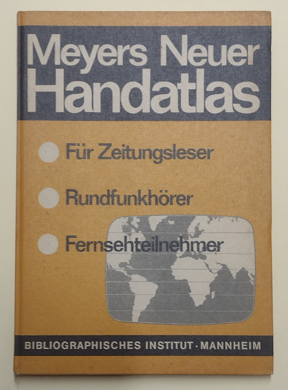 map Meyers Neuer Handatlas by Rudolf Frohberg