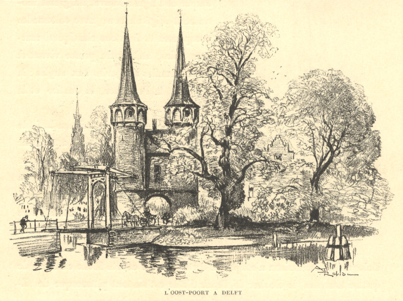 L´Oost-poort a Delft by nn