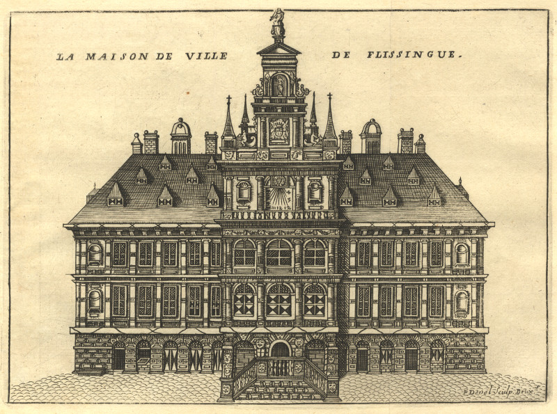 La Maison de Ville de Flissingue by P. Devel