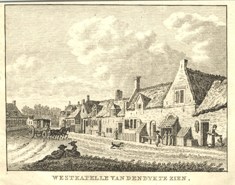 Westkapelle van den dyk te zien by C.F. Bendorp