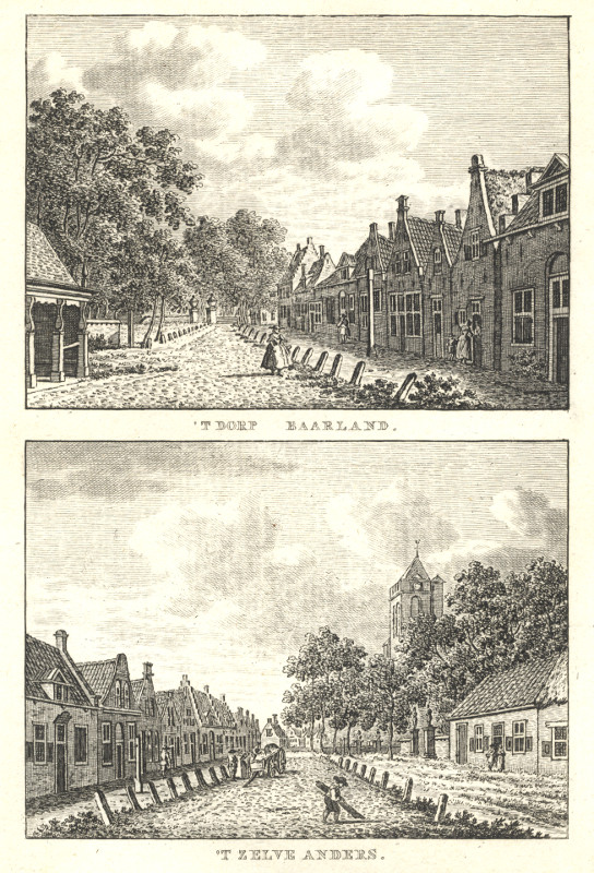 view ´T Dorp Baarland; ´T Zelve Anders by C.F. Bendorp, J. Bulthuis