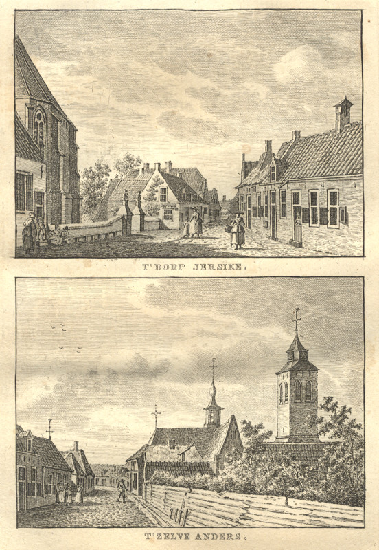 view T´Dorp Jersike; T´Zelve Anders by C.F. Bendorp, J. Bulthuis