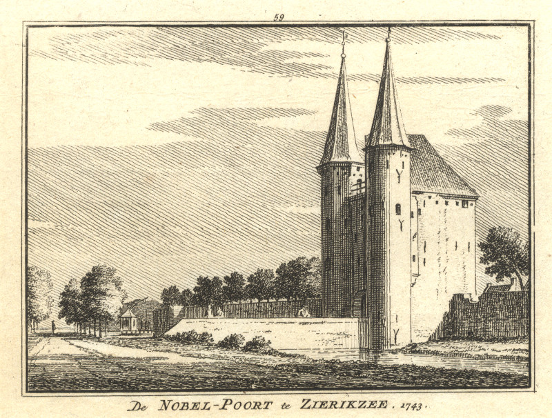 De Nobel-Poort te Zierikzee 1743 by H. Spilman, C. Pronk