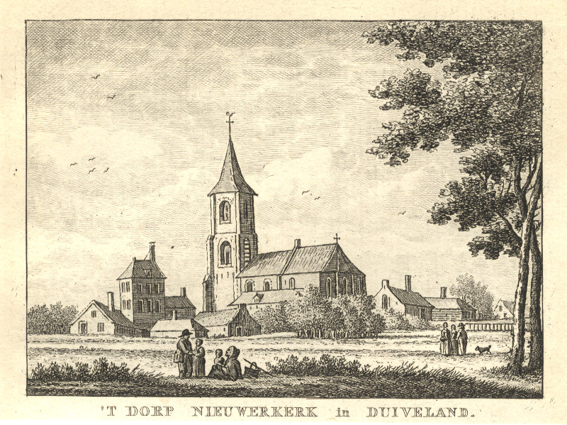 ´t Dorp Nieuwerkerk in Duiveland by C.F. Bendorp