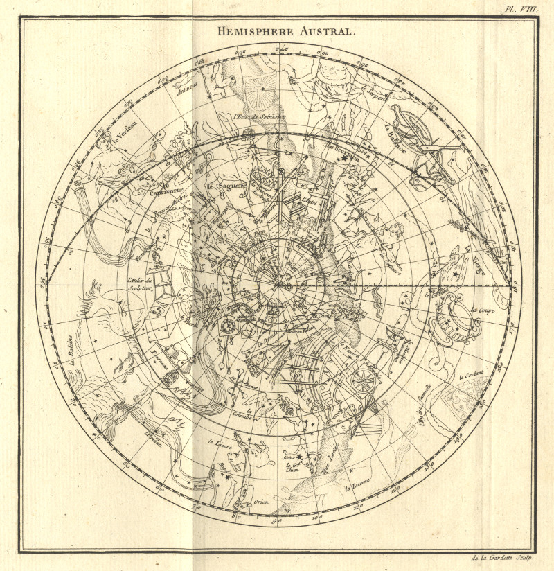 Hemisphere Austral by J.S. Bailly, De La Gardette