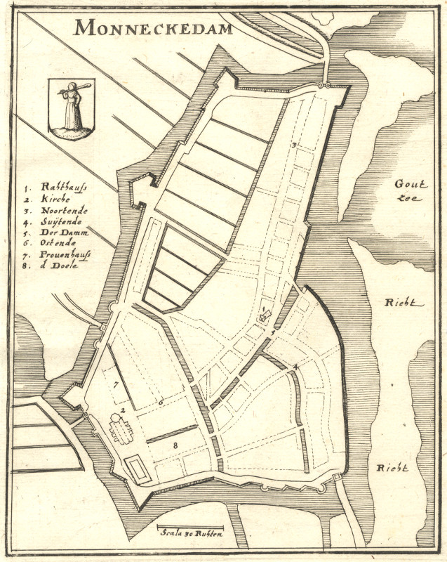 Monneckedam by C. Merian