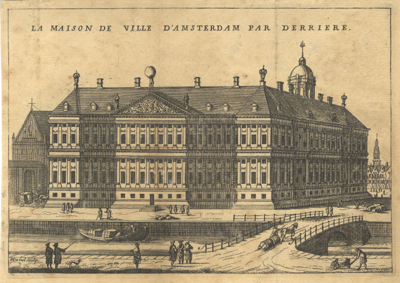 La Maison de Ville D´Amsterdam Par Derriere by P. Devel