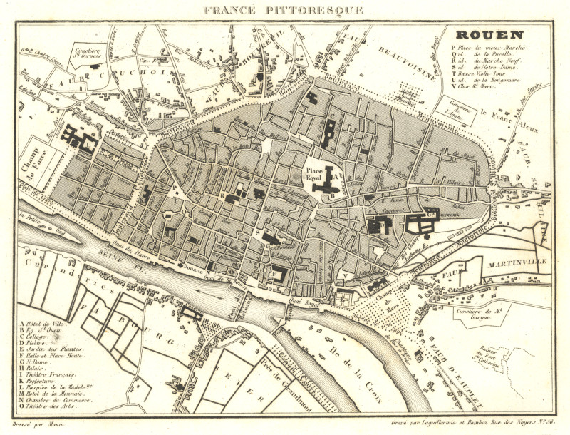 Rouen by C.V. Monin