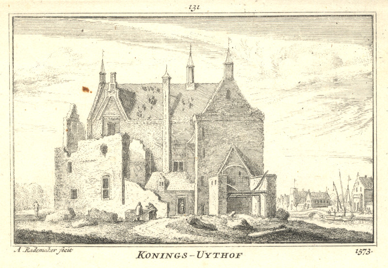 Konings-Uythof; 1573 by A. Rademaker