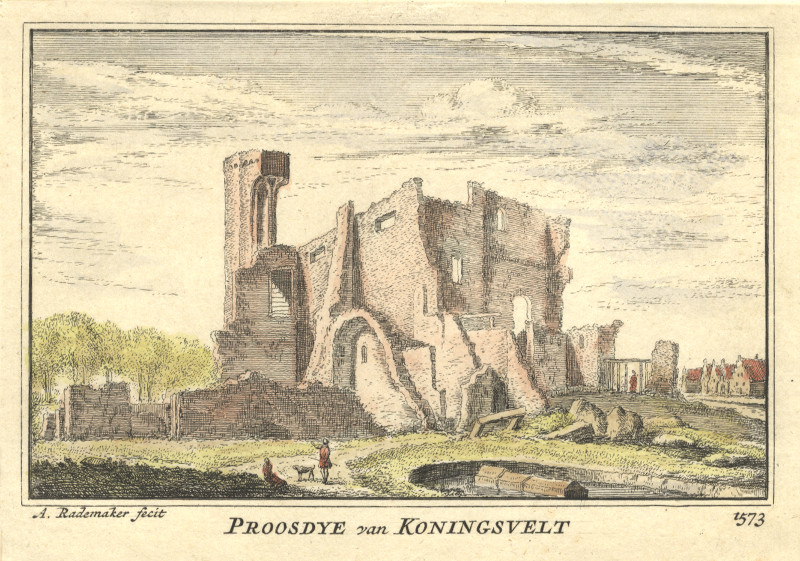 Proosdye van Koningsvelt; 1573 by A. Rademaker