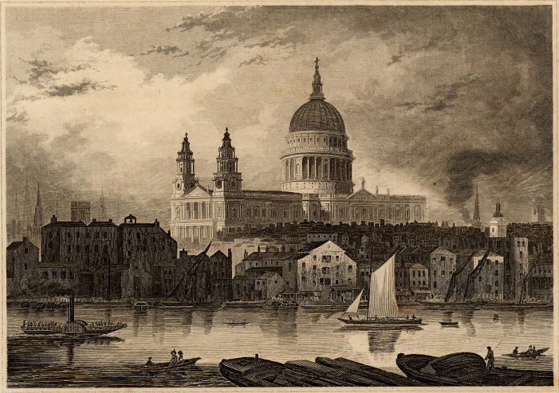 Die Paulskirche in London by Meyer